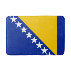 Patriotische Bosnien-Herzegowina-Flagge Badematte