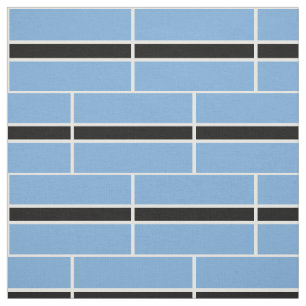 Patriotische Botswana-Flaggenstoff Stoff