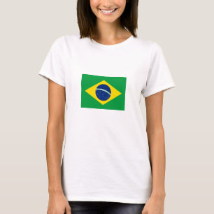 Patriotische Brasilienflagge T-Shirt