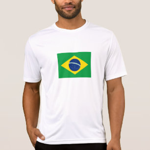 Patriotische Brasilienflagge T-Shirt