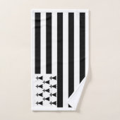 Patriotische Bretagne Badhandtuch Set (Handtuch)