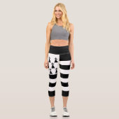 Patriotische Bretagne Capri Leggings (Vorderseite)