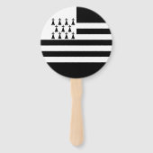 Patriotische Bretagne Fächer (Rückseite)