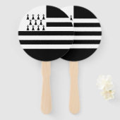 Patriotische Bretagne Fächer (Vorne und Hinten)