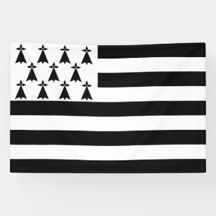 Patriotische Bretagne-Flagge Banner