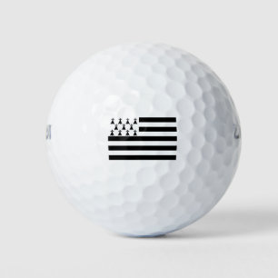 Patriotische Bretagne-Flagge Golfball