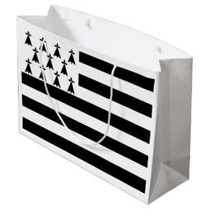 Patriotische Bretagne-Flagge Große Geschenktüte