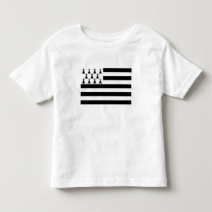 Patriotische Bretagne-Flagge Kleinkind T-shirt