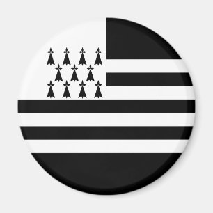 Patriotische Bretagne-Flagge Magnet