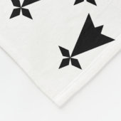 Patriotische Bretagne Fleecedecke (Ecke)