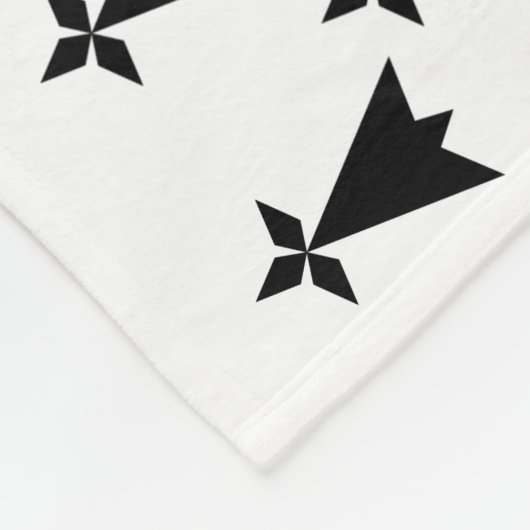 Patriotische Bretagne Fleecedecke (Ecke)