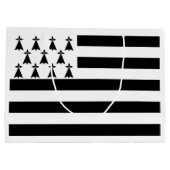Patriotische Bretagne Große Geschenktüte (Rückseite)
