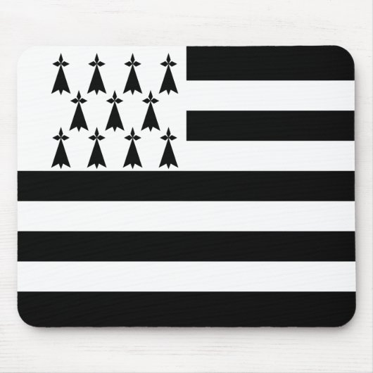 Patriotische Bretagne Mousepad (Vorne)