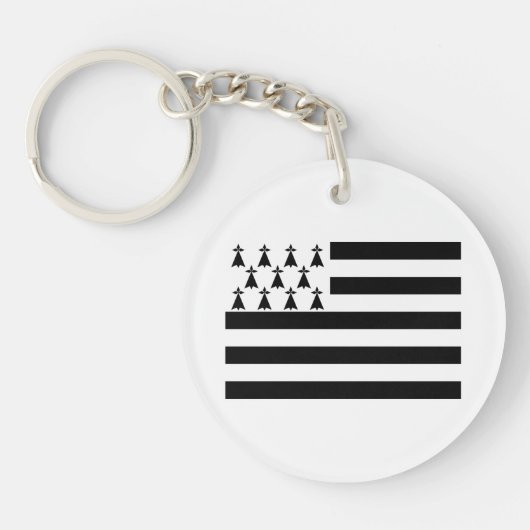 Patriotische Bretagne Schlüsselanhänger (Vorderseite)