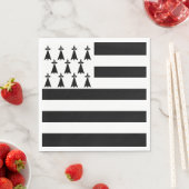 Patriotische Bretagne Serviette (Beispiel)