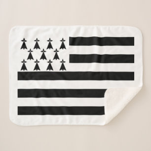 Patriotische bretonische Flagge Sherpadecke