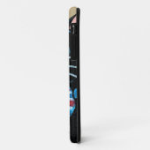 Patriotische BRITISCHE Tuxedo-Katzen-tragende Case-Mate iPhone Hülle (Hinten/Links)