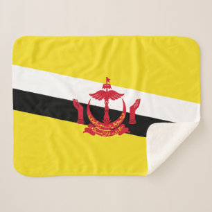 Patriotische Brunei-Flagge-Sherpa-Decke Sherpadecke
