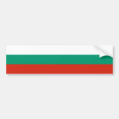 Patriotische Bulgarische Flagge Autoaufkleber (Vorne)