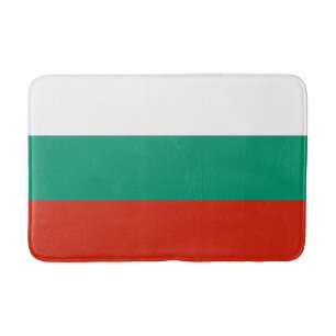 Patriotische bulgarische Flagge Badematte