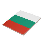 Patriotische Bulgarische Flagge Fliese (Seite)