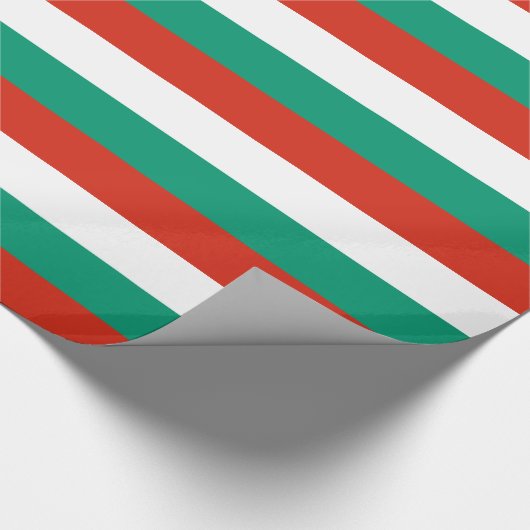 Patriotische Bulgarische Flagge Geschenkpapier (Ecke)