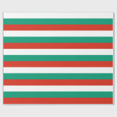 Patriotische Bulgarische Flagge Geschenkpapier (Flach)