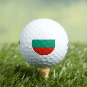 Patriotische Bulgarische Flagge Golfball (Insitu T-Shirt)