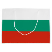 Patriotische Bulgarische Flagge Große Geschenktüte (Vorderseite)