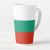 Patriotische Bulgarische Flagge Milchtasse (Rechte Ecke)
