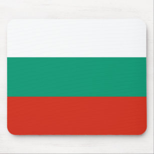 Patriotische Bulgarische Flagge Mousepad