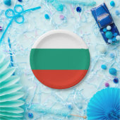 Patriotische Bulgarische Flagge Pappteller (Party)