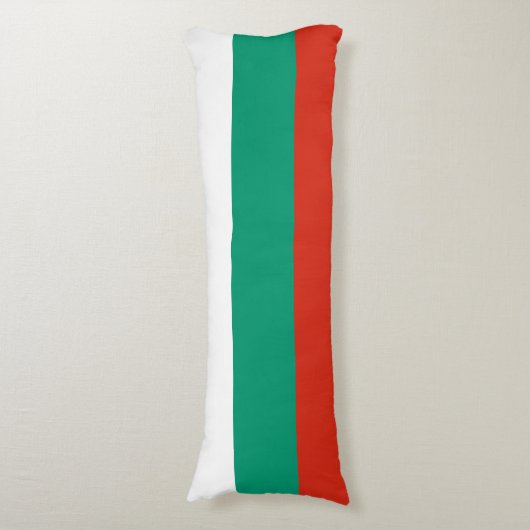 Patriotische Bulgarische Flagge Seitenschläferkissen (Vorderseite Vertikal)