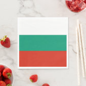 Patriotische Bulgarische Flagge Serviette (Beispiel)