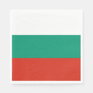 Patriotische Bulgarische Flagge Serviette