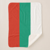 Patriotische Bulgarische Flagge Sherpadecke (Vorderseite)