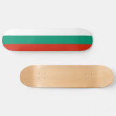 Patriotische Bulgarische Flagge Skateboard (Horizontal)
