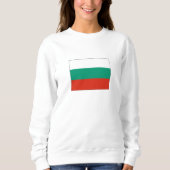 Patriotische Bulgarische Flagge Sweatshirt (Vorderseite)