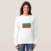Patriotische Bulgarische Flagge Sweatshirt (Vorne ganz)