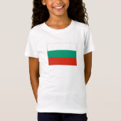 Patriotische Bulgarische Flagge T-Shirt (Vorderseite)