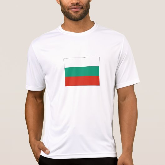 Patriotische Bulgarische Flagge T-Shirt (Vorderseite)