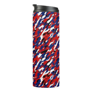 Patriotische Camouflage Thermosbecher