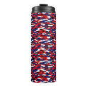 Patriotische Camouflage Thermosbecher (Vorderseite)