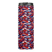 Patriotische Camouflage Thermosbecher (Rückseite)