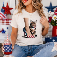 Patriotische Cat-Mama