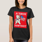 PATRIOTISCHE CAT-T - SHIRT, EIN WAHRSCHEINLICHES P T-Shirt (Vorderseite)