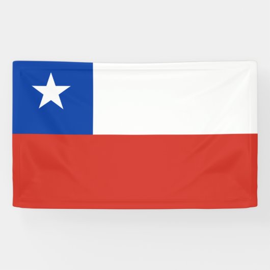 Patriotische Chile-Flagge Chiles Banner (Horizontal)