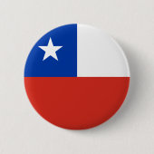 Patriotische Chile-Flagge Chiles Button (Vorderseite)