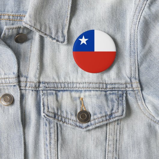 Patriotische Chile-Flagge Chiles Button (Beispiel)