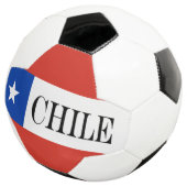 Patriotische Chile-Flagge Chiles Fußball (Dreiviertel)